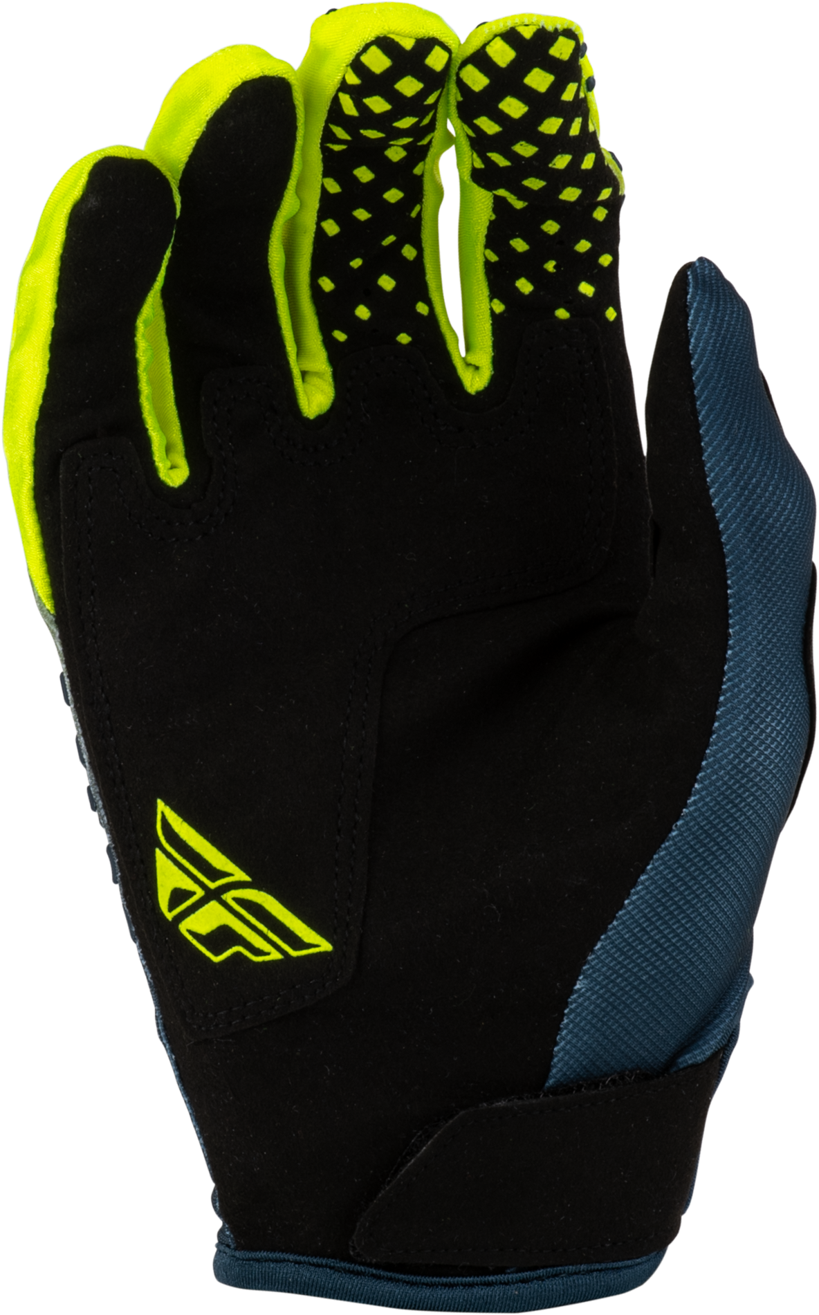 FLY Racing Kinetic Fade Gloves (2027) - Navy / Hi-Viz / White - View 14