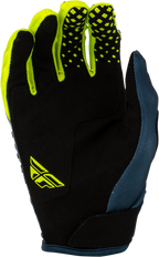 FLY Racing Kinetic Fade Gloves (2027) - Navy / Hi-Viz / White - View 16