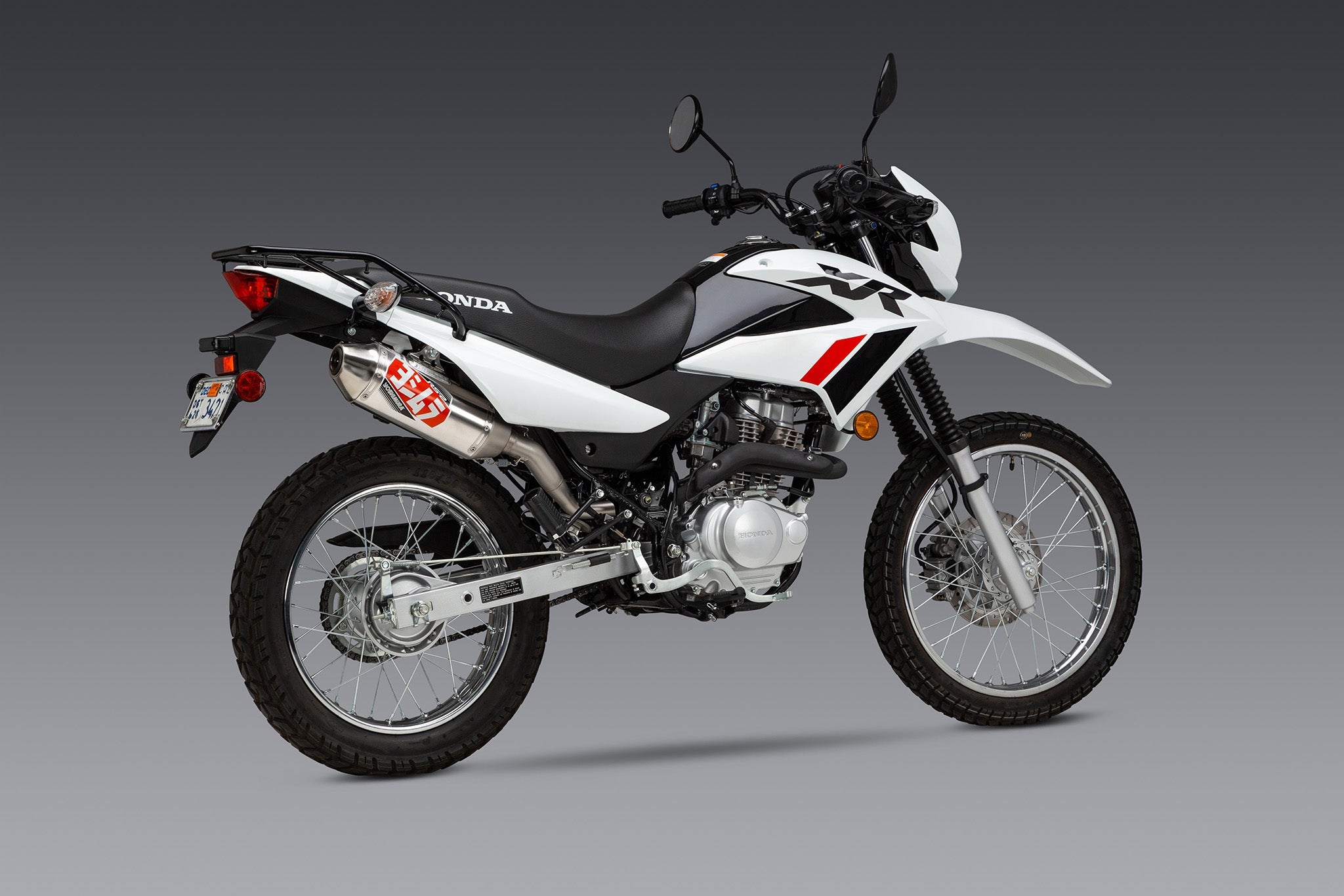 Yoshimura XR150L 23-26 Enduro RS-2 Stainless Slip-On Exhaust, w/ Aluminum Muffler