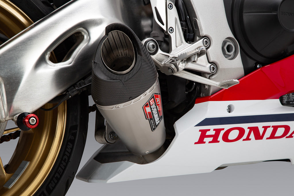 Yoshimura CBR1000RR/SP/SP2 17-26 AT2 Stainless Slip-On Exhaust, w/ Stainless Muffler