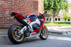Yoshimura CBR1000RR/SP/SP2 17-26 AT2 Stainless Slip-On Exhaust, w/ Stainless Muffler
