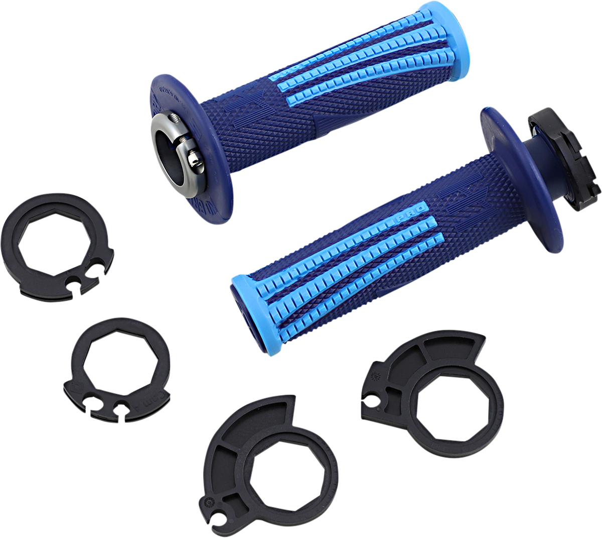 ODI Emig Pro V2 Lock-On Grips - Navy/Light Blue H36EPDU