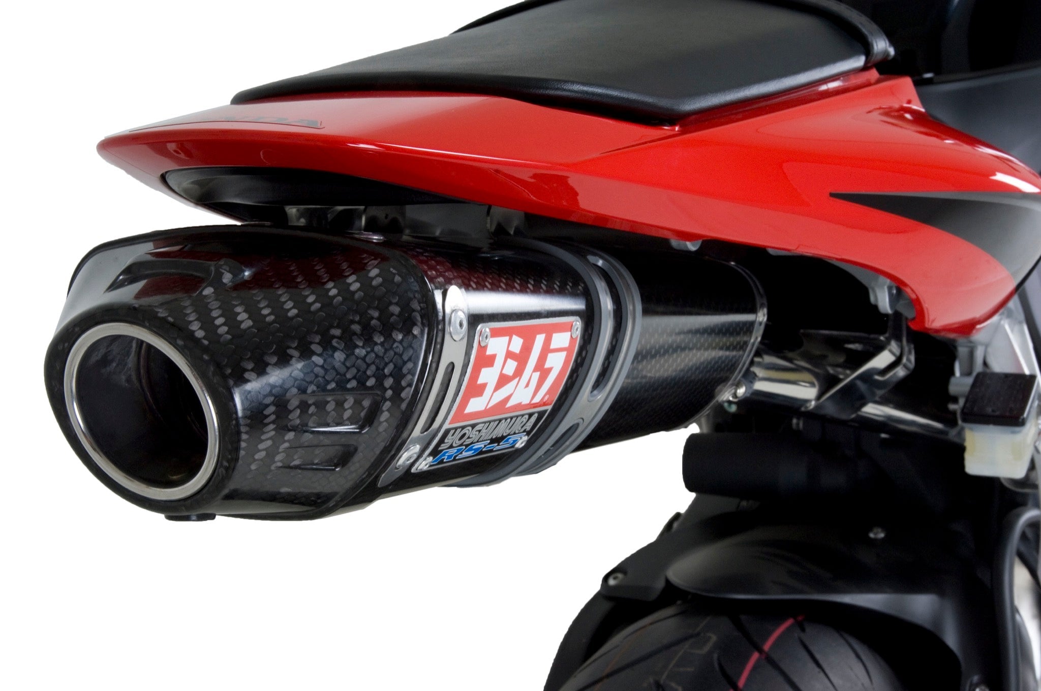 Yoshimura CBR600RR 09-26 Race RS-5 Stainless Full Exhaust, w/ Carbon Fiber Muffler