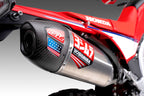 Yoshimura CRF300L/Rally 21-26 Race RS-12 Stainless Slip-On Exhaust, w/ Stainless Muffler