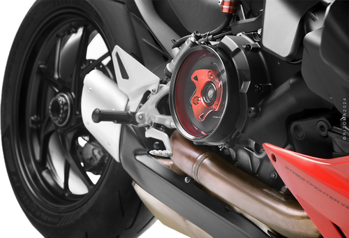 Rizoma Clutch Covers - Cover Red Duc - ZDM179R