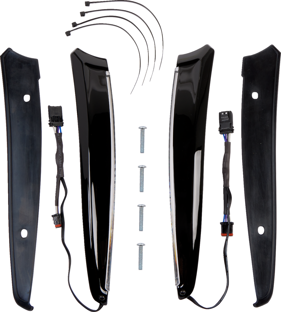 CIRO LED Windshield Trim - Black / FLTR 2040-2216