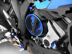 Rizoma Clutch Cover - Black/blue Bmw - ZBW109B