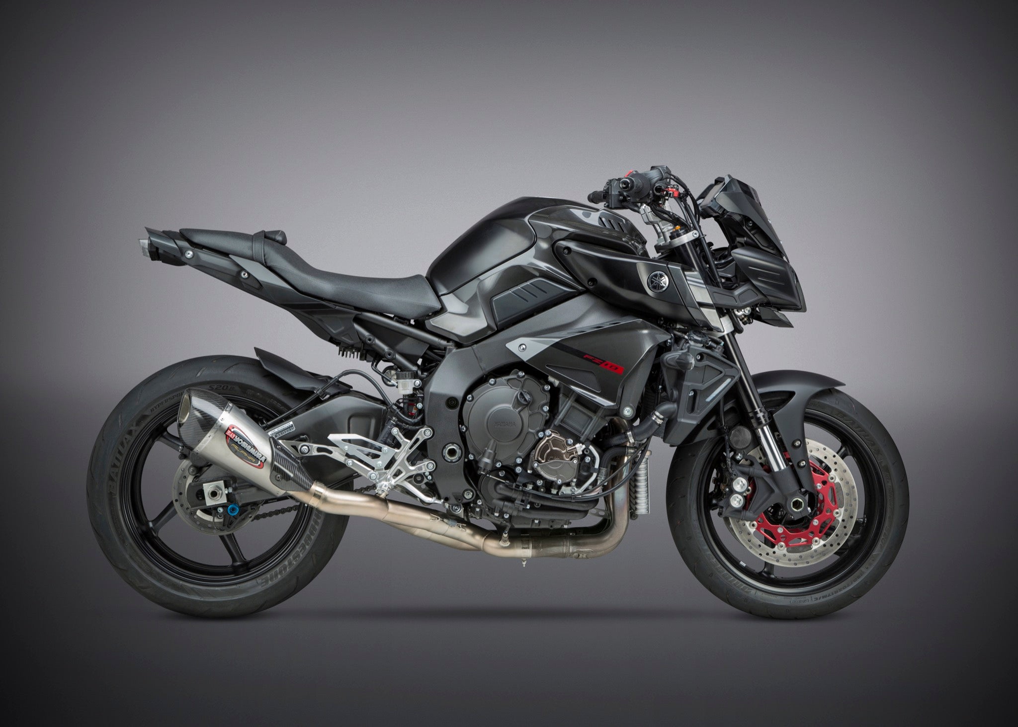 Yoshimura FZ-10 17/MT-10 18-21 Race Alpha T Stainless 3/4 Exhaust, w/ Stainless Muffler