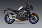 Yoshimura MT-10 22-26 AT2 Stainless Slip-On Exhaust, w/ Stainless Muffler