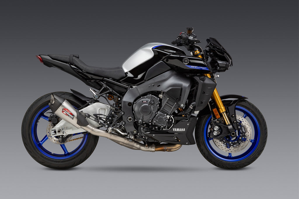 Yoshimura MT-10 22-26 Race AT2 Stainless 3/4 Exhaust, w/ Stainless Muffler
