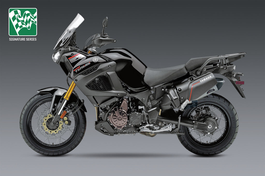 Yoshimura Super Tenere 12-24 RS-4T Stainless Slip-On Exhaust, w/ Stainless Muffler