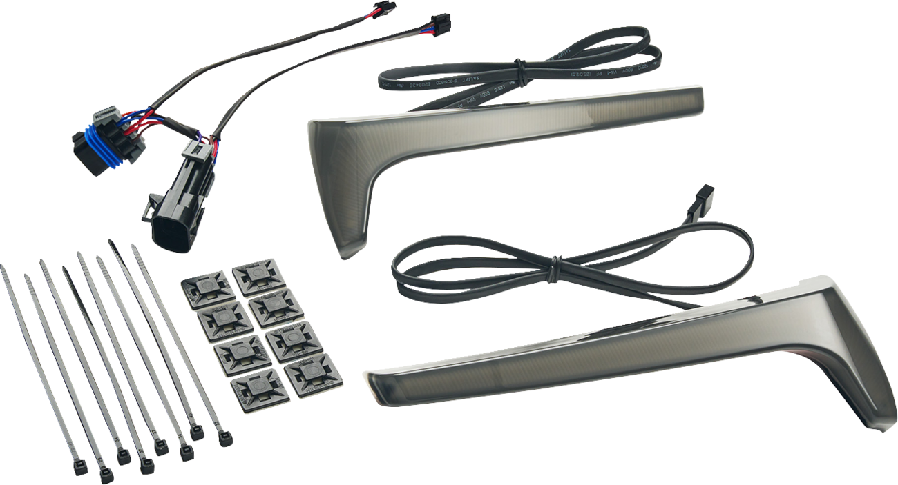 CIRO Saddlebag Lights - Smoke Lens / Red Turn Signal / Indian 2040-3251