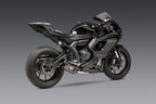 Yoshimura FZ/MT-07 15-26 / XSR700 18-26 / R7 22-26 Race R-77 Stainless Full Exhaust, w/ CF Muffler