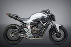 Yoshimura FZ/MT-07 15-26 / XSR700 18-26 / R7 22-26 Race R-77 Stainless Full Exhaust, w/ CF Muffler