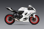 Yoshimura R7 22-26 / MT-07 17-26 Race AT2 Stainless Full Exhaust, w/ Stainless Muffler