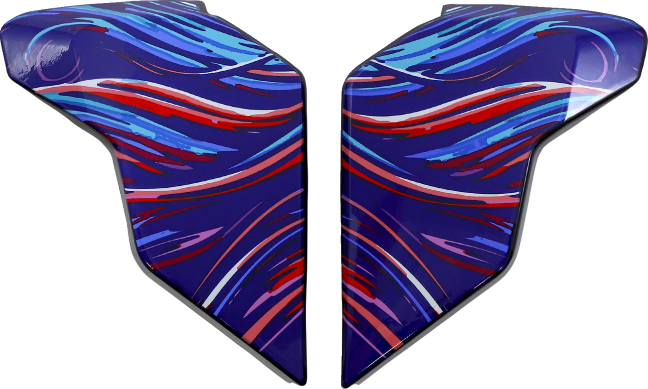 ICON Airflite™ Helmet Side Plates — CSF23 - Airflite™ Side Plates / CSF23 / Blue 0133-1418