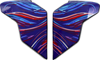 ICON Airflite™ Helmet Side Plates — Bugoid Blitz - Airflite™ Side Plates / Bugoid Blitz / Blue 0133-1431