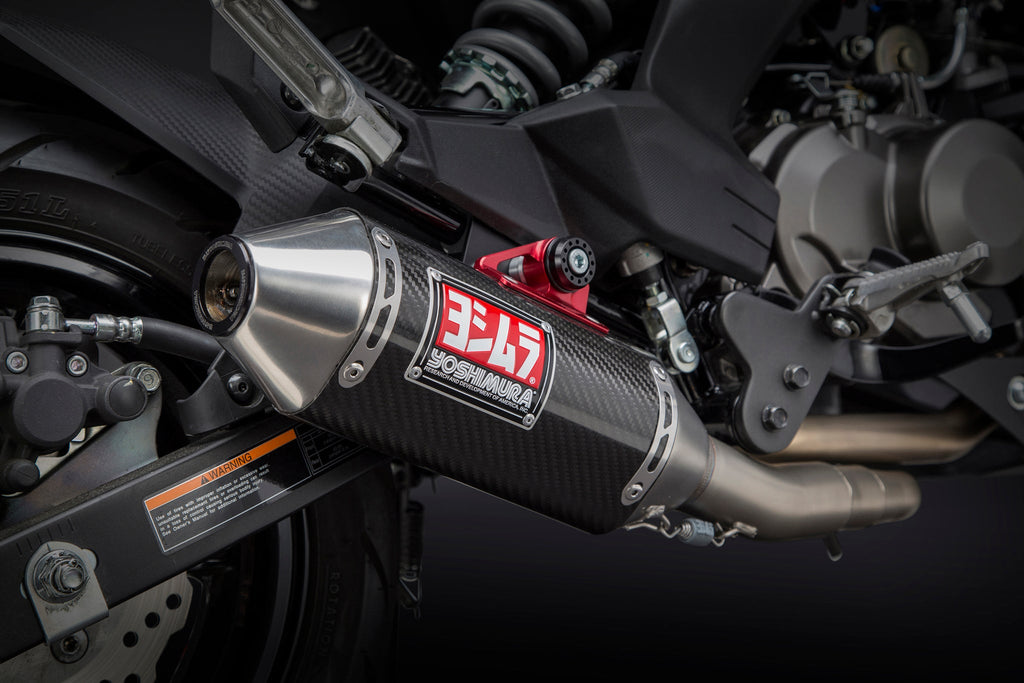 Yoshimura Z125 Pro (BR125) 17-26 Race RS-2 Stainless Full Exhaust, w/ Carbon Fiber Muffler
