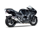 Yoshimura ZX-14R 12-25 Race R-77 Stainless Slip-On Exhaust, w/ Stainless Mufflers