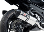 Yoshimura ZX-14R 12-25 Race R-77 Stainless Slip-On Exhaust, w/ Stainless Mufflers