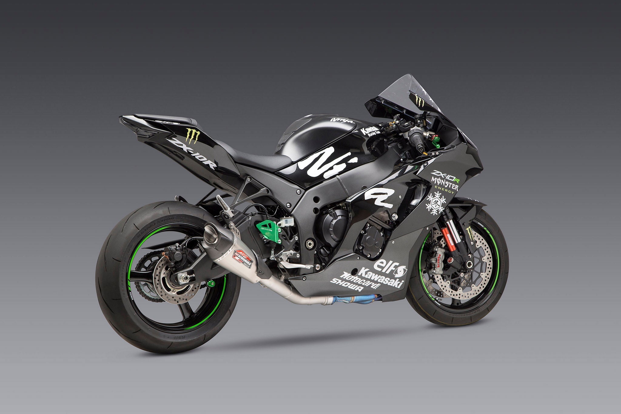 Yoshimura ZX-10R/RR 21-26 Race AT2 Stainless 3/4 Exhaust, w/ Stainless Muffler