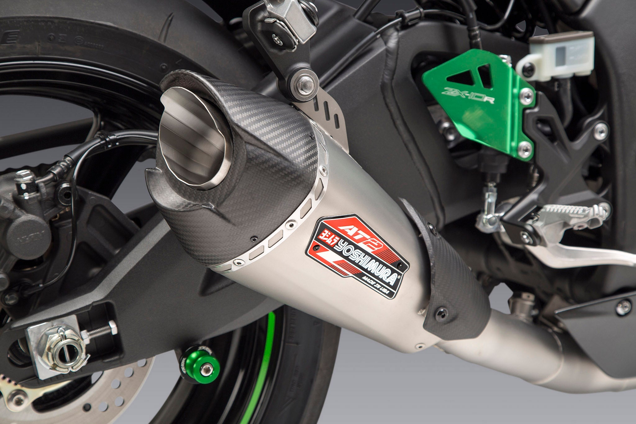 Yoshimura ZX-10R/RR 21-26 Race AT2 Stainless 3/4 Exhaust, w/ Stainless Muffler