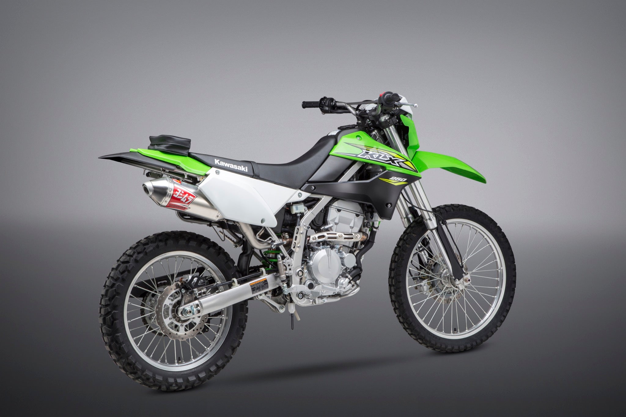 Yoshimura KLX250S/SF 09-20 / KLX300S/SM 21-26 Race RS-2 Stainless Slip-On Exhaust, w/ Alum