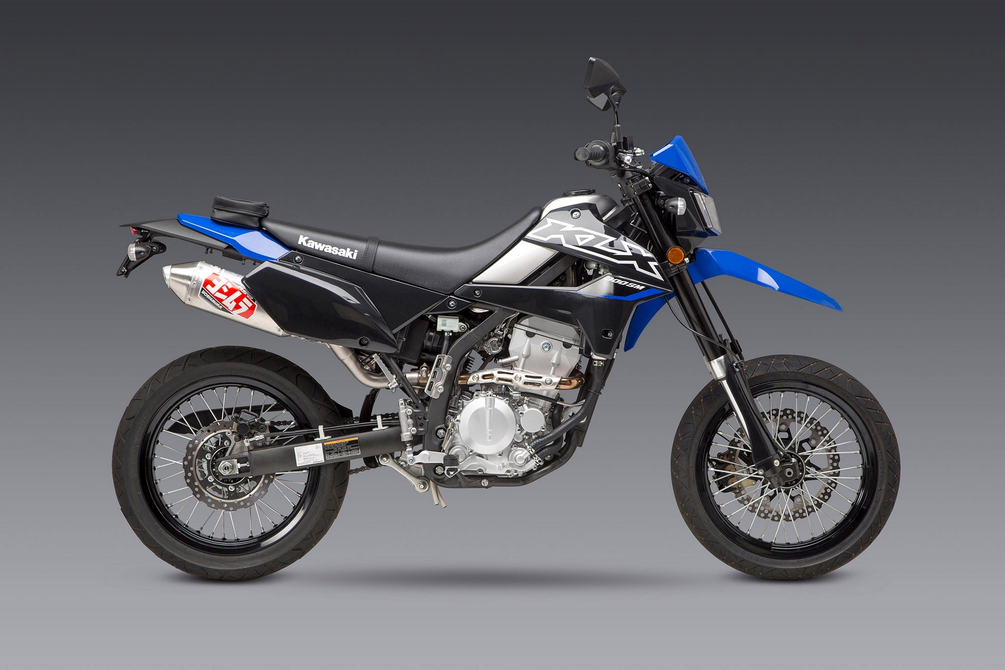 Yoshimura KLX250S/SF 09-20 / KLX300S/SM 21-26 Race RS-2 Stainless Slip-On Exhaust, w/ Alum