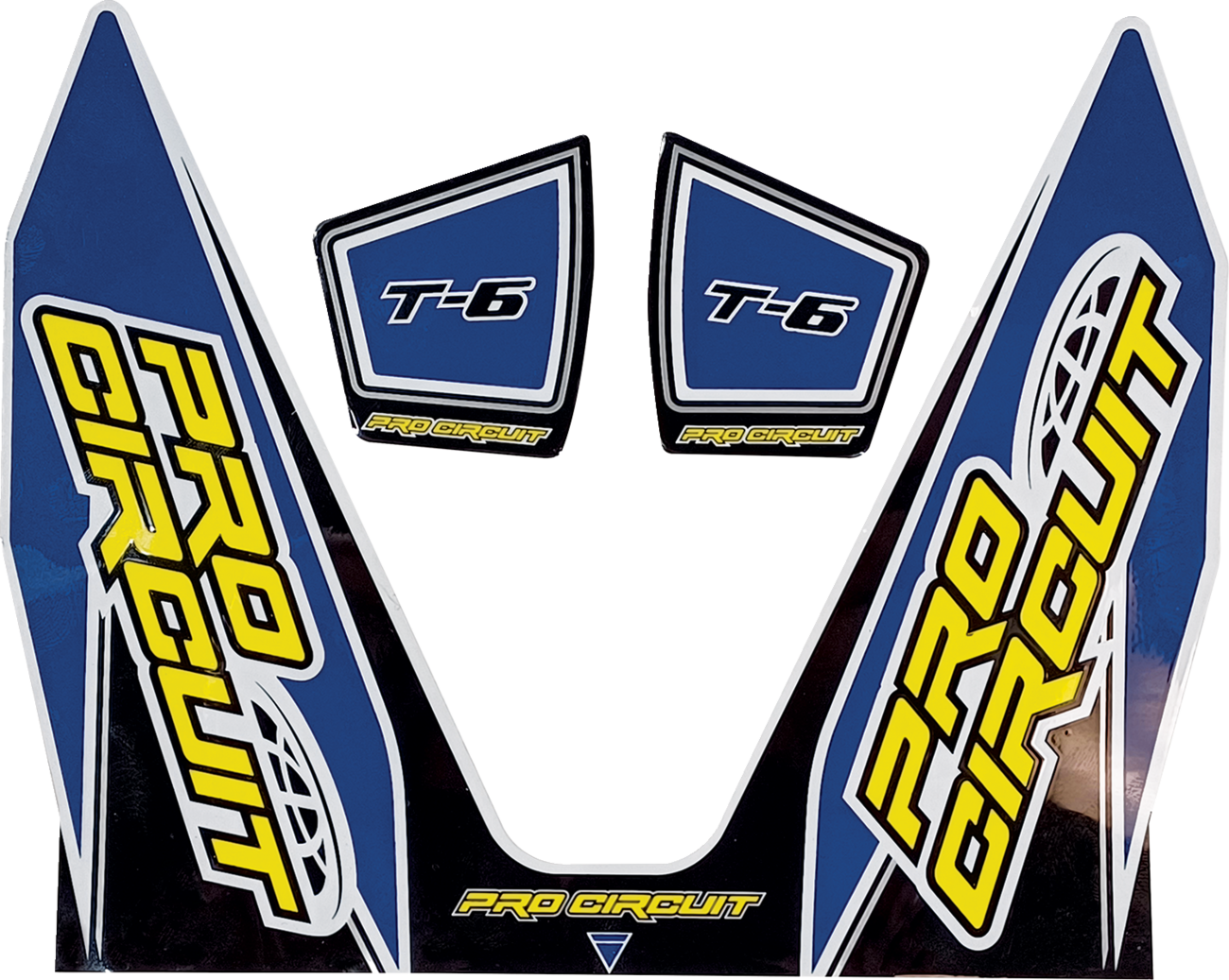 PRO CIRCUIT T-6 Exhaust Decals - T-6 Decal / Dark Blue 1860-2267