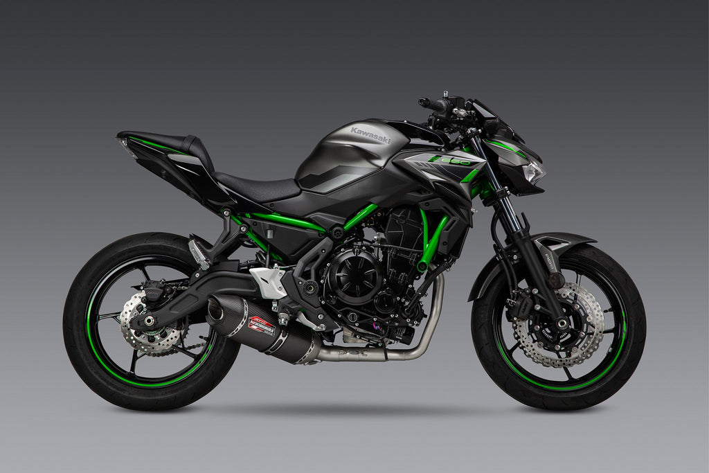 Yoshimura Ninja/z 650 17-26 Race AT2 Stainless Full Exhaust, w/ Carbon Fiber Muffler