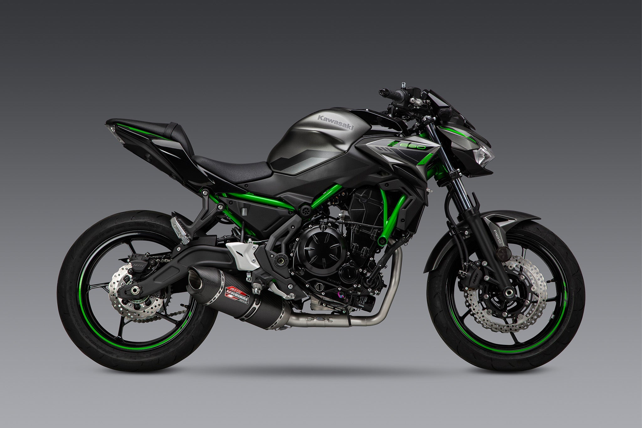 Yoshimura Ninja/z 650 17-26 Race AT2 Stainless Full Exhaust, w/ Carbon Fiber Muffler