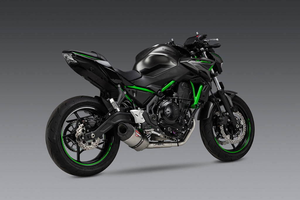 Yoshimura Ninja/z 650 17-26 Race AT2 Stainless Full Exhaust, w/ Stainless Muffler