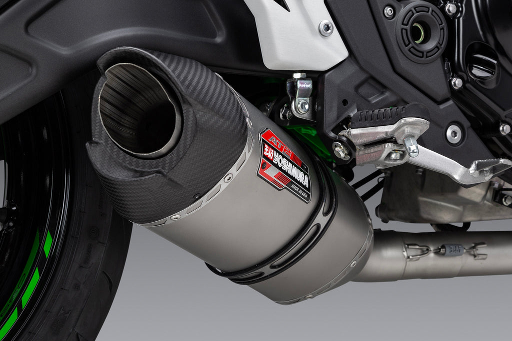Yoshimura Ninja/z 650 17-26 Race AT2 Stainless Full Exhaust, w/ Stainless Muffler