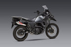 Yoshimura KLR650 2022-26 Race RS-2 Stainless Slip-On Exhaust, w/ Stainless Muffler