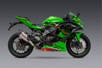 Yoshimura ZX-4RR 23-26 AT2 Stainless Slip-On Exhaust, w/ Stainless Muffler