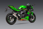 Yoshimura ZX-4RR 23-26 AT2 Stainless Slip-On Exhaust, w/ Stainless Muffler
