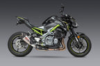 Yoshimura Z900 17-24 AT2 Stainless Slip-On Exhaust, w/ Stainless Muffler