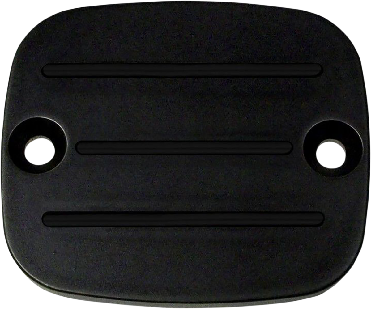ACCUTRONIX Master Cylinder Cover with Milled Lines - Black 0611-0196