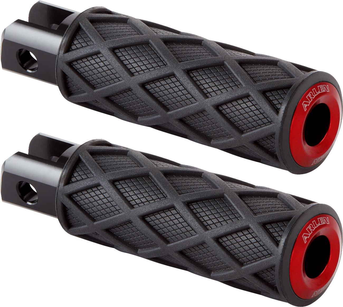 ARLEN NESS Diamond Foot Pegs - Driver / Red 1620-2678