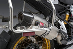 Yoshimura R1200GS/R1250GS 13-22 R-77 Stainless Slip-On Exhaust, w/ Stainless Muffler