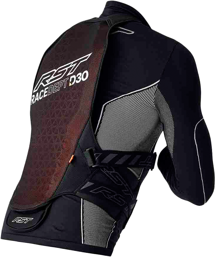 RST Race Dept D3O Back Protector Harness - Orange - View 3