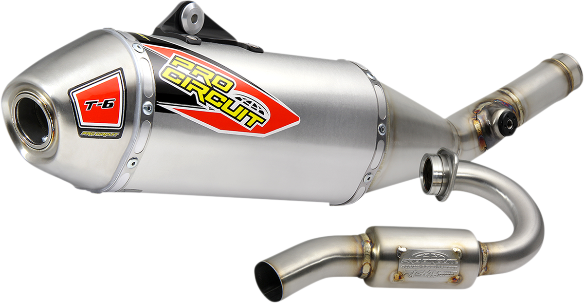 PRO CIRCUIT Stainless Steel T-6 Exhaust 0122125G