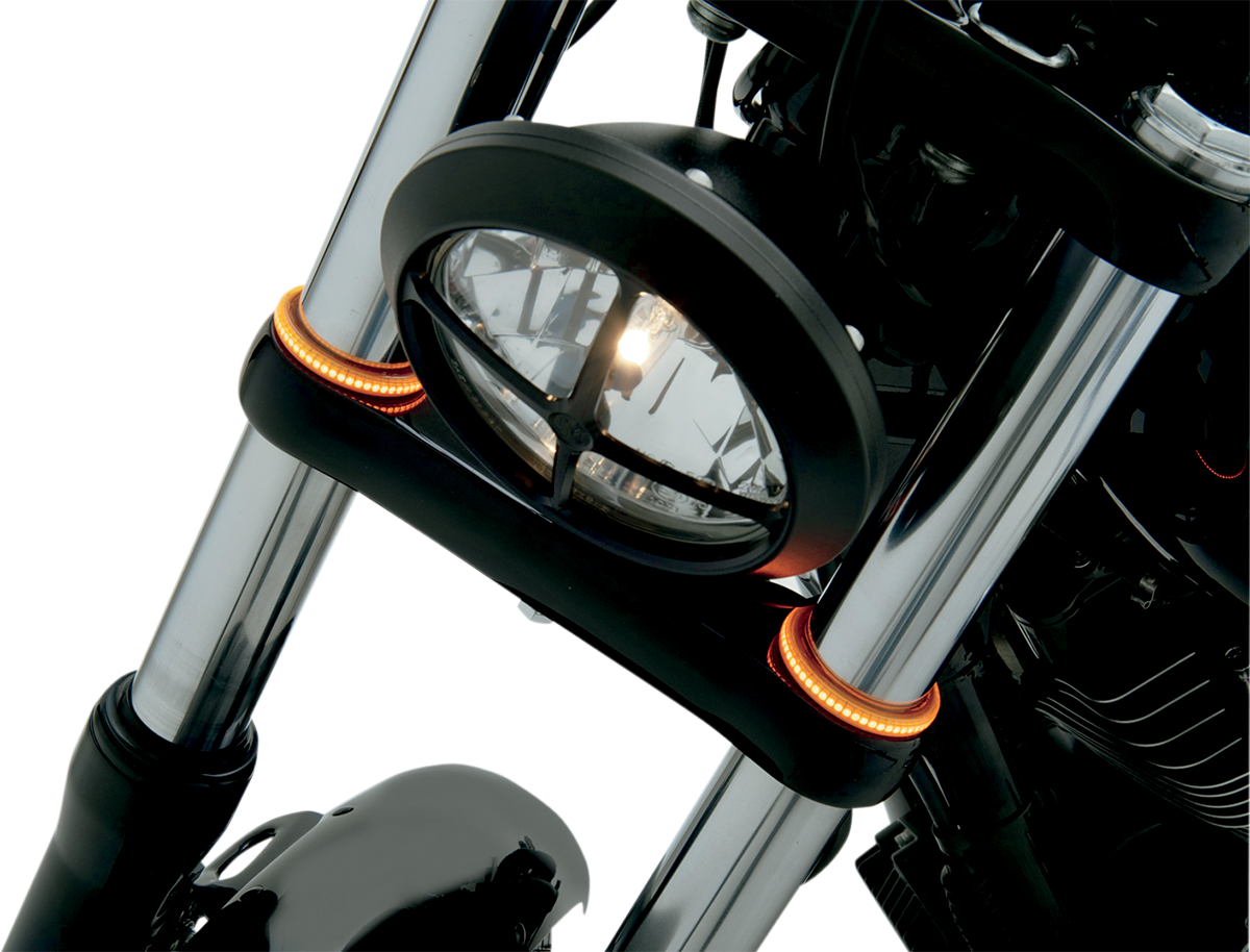 CUSTOM DYNAMICS WRAPZ® Fork Lights - 49 mm / Smoke Lens 2040-0957