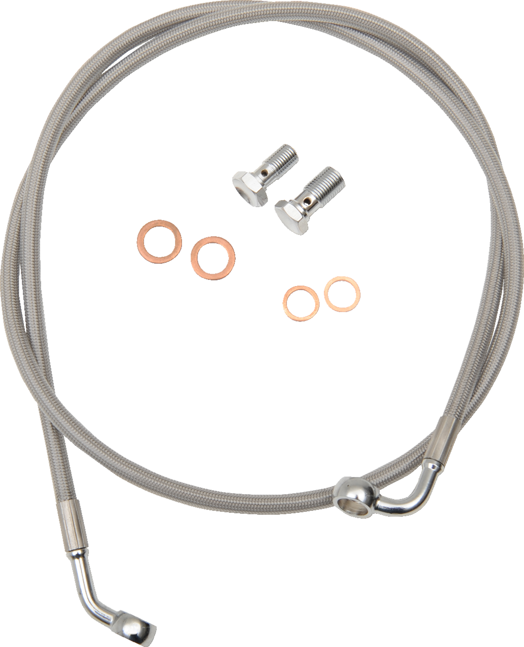 LA CHOPPERS Stainless Steel Brake Line Kit