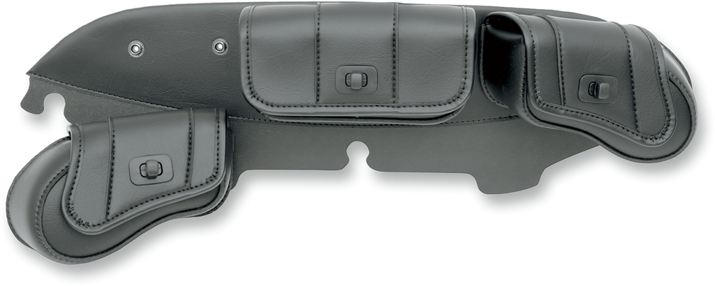SADDLEMEN Cruis'n Deluxe 3-Pocket Windshield - Windshield Bag / FLH 3508-0015