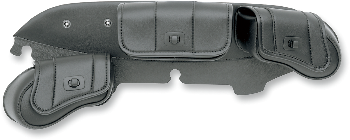 SADDLEMEN Cruis'n Deluxe 3-Pocket Windshield - Windshield Bag / FLH 3508-0015