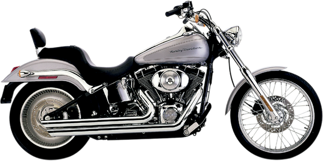 Cobra Speedster Slashdown Exhaust - Chrome - Softail 6851