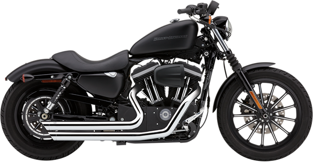 Cobra Speedster Slashdown Exhaust - 2004-2006 Harley-Davidson Sportster XL 6882