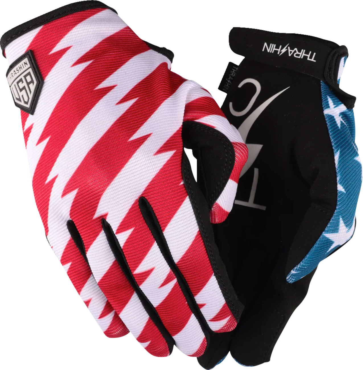 THRASHIN SUPPLY CO. Stars & Bolts Stealth Gloves
