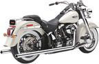 COBRA True Dual Exhaust - Billet Tip - '97-'06 Softail 6984